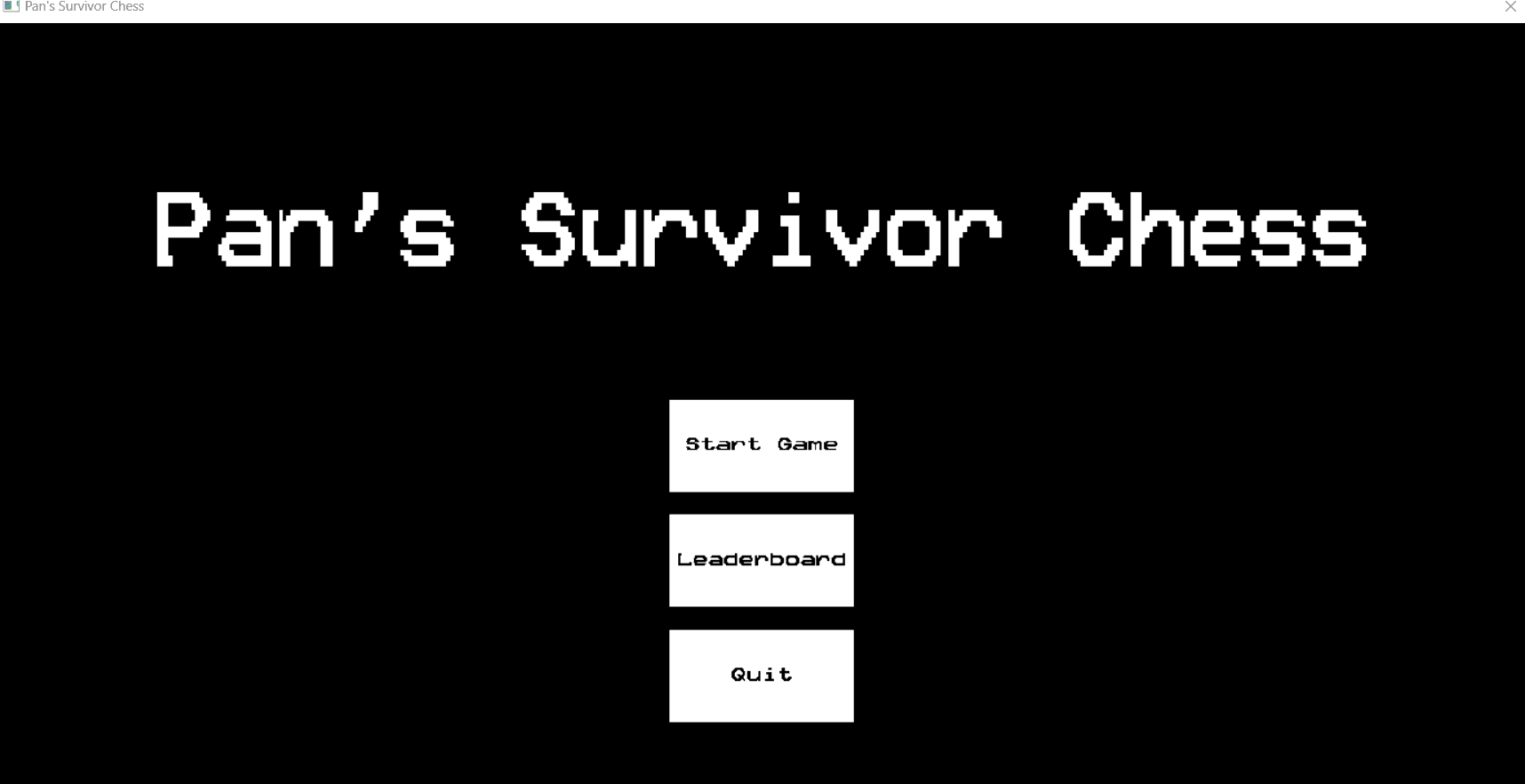 Pan's Survivor Chess